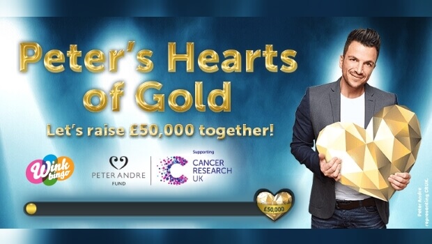 Peter André Hearts of Gold with Wink Bingo