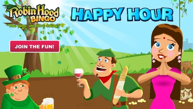 It’s Happy Hour Twice a Day at Robin Hood Bingo