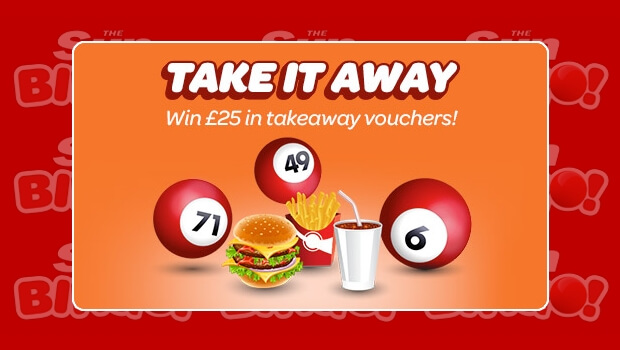 WIN £25 in Takeaway Vouchers Each Day