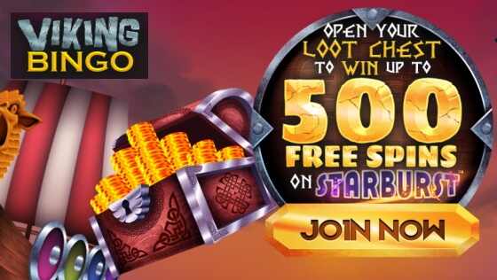 Viking Bingo – Win up to 500 Free Spins
