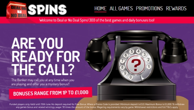 Deal or No Deal Spins – Up to £100 Bonus + 100 Free Spins