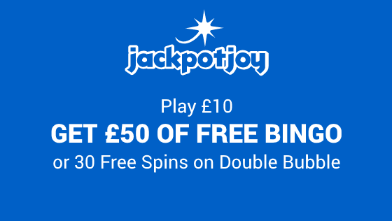JackpotJoy – Play £10 and get Free Bingo or Free Spins